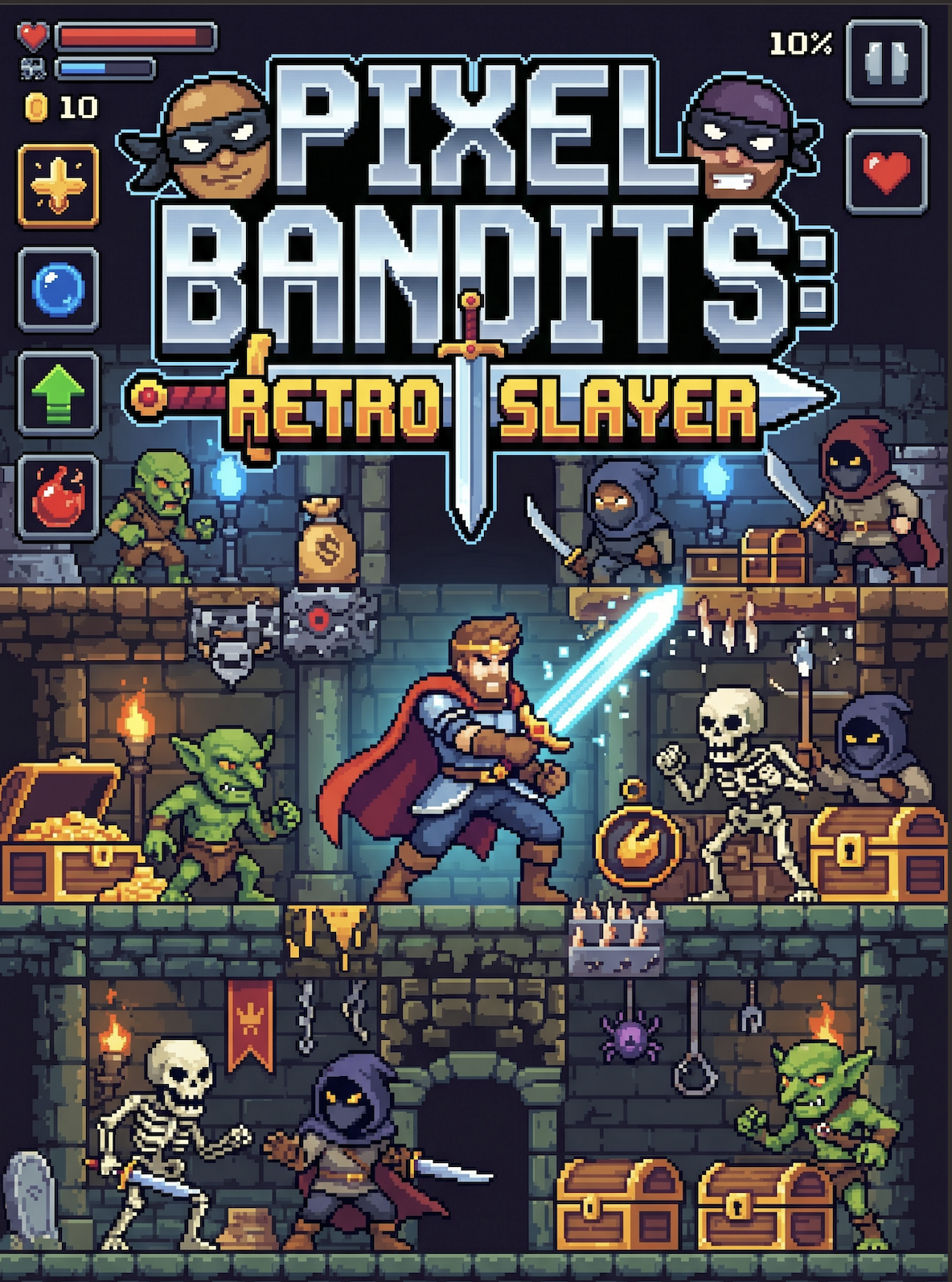 Pixel Bandits: Retro Slayer